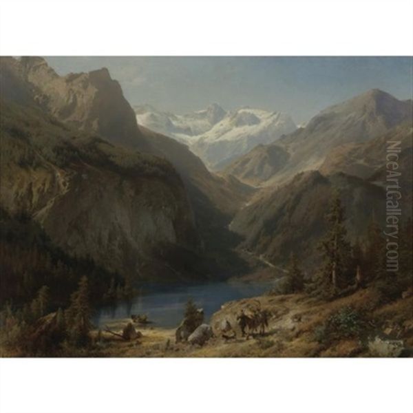 Upper Lake Of The Koenig Sea, Bavarian Highlands - view 1