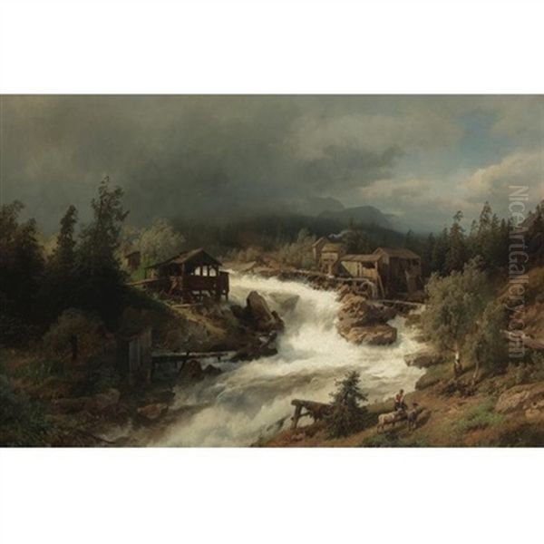 Spring At The Mill - view 1
