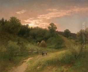 Country Road by Hermann Herzog