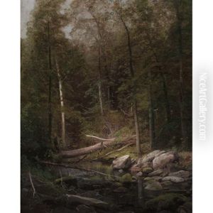 Rattlesnake Run by Hermann Herzog