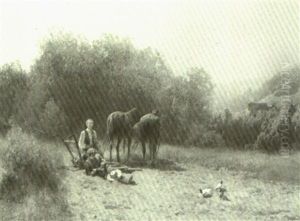 Plowmen Resting by Hermann Herzog