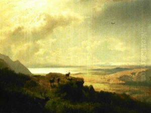 Rener Pa Fjeldet I Lapland by Hermann Herzog