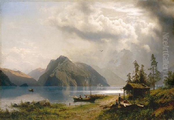 Landscape With Lake And Mountains - view 1