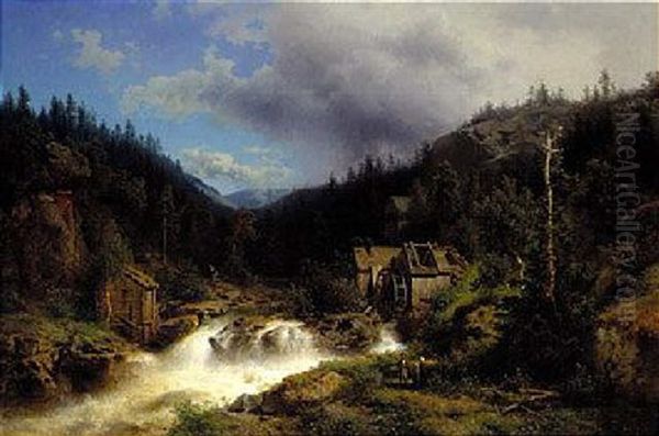 Landscape With A Watermill - view 1
