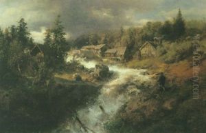 Sutter's Mill by Hermann Herzog