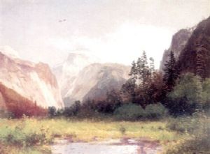 South Dome And Royal Arch, Yosemite by Hermann Herzog