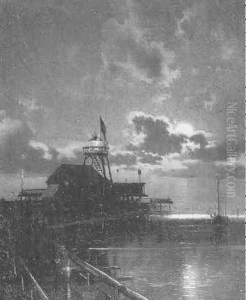 Moonlight Over The Dock - view 1