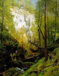 In The Woods by Hermann Herzog