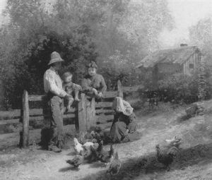 Feeding The Chickens Feeding The Chickens