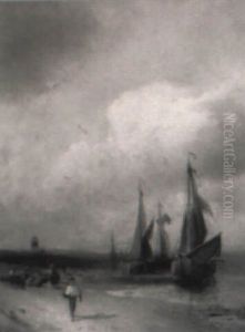 Return Of The Fishing Fleet by Hermann Herzog