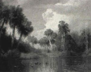 Fair, But Storm Brewing by Hermann Herzog