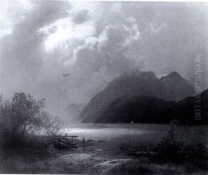 Morning On The Lake by Hermann Herzog