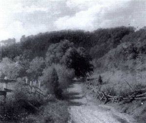 The Country Road by Hermann Herzog