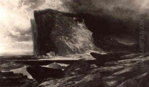 Fort On A Rocky Coastal Cliff