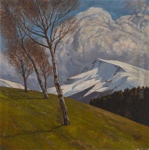 Gebirgslandschaft by Bruno Hess
