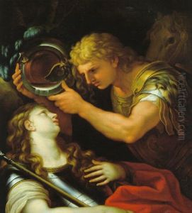 Achilleus Und Penthesilea by Johann Michael Hess