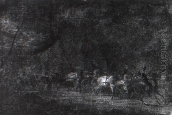 Soldatentros In Felsiger Waldlandschaft - view 1