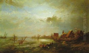 Ein Fruhlingstag Nach Dem Regen by Georg Hesse