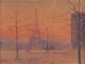 Champ De Mars, La Tour Eiffel by Antoine Barbier