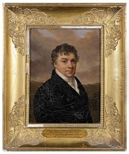 Portrait De Michel, Marquis De Pomereu (1779-1863) by Henri-Joseph Hesse