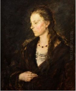 Damenportrat by Rudolf Hesse