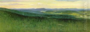 Norrlandsk Landskapsvy by Otto Hesselbom