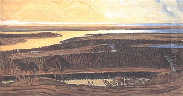 Panoramalandskap I Kvallsol - view 1