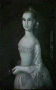 Portrait Of Elizabeth Johns Tilghman Of Talbot County, Maryland by John Hesselius