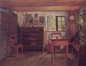 Bondestueinterior by Hans Andreasen Hessellund