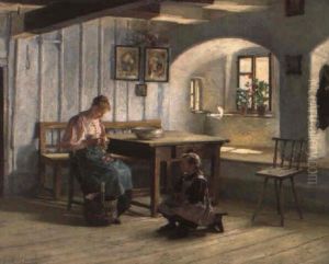 The Treat by Gustav August Hessl