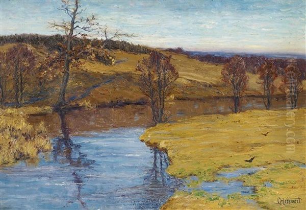 Flusslandschaft Im Herbst - view 1