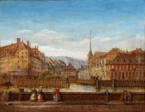 Et Parti Fra Borsgraven by Christian (Frederik) Hetsch