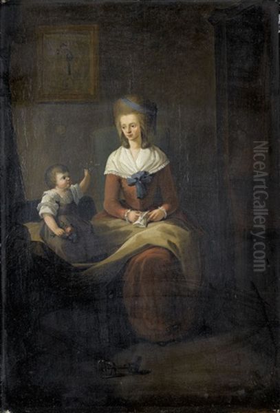 Bildnis Der Familie Heigelin (?) (pair) - view 1