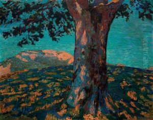 Sous Le Grand Chene by Otto Hettner