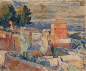 Sommerliche Hauserlandschaft In Spanien by Otto Hettner