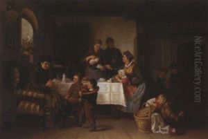 Osterfest In Einer Oberfrankischen Bauernstube