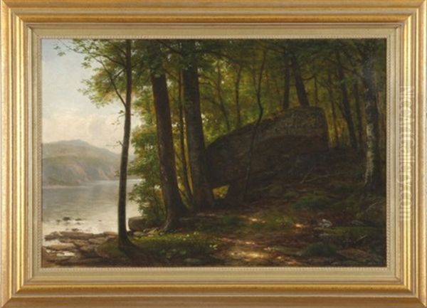 Forest Landscape At Water's Edge - view 1