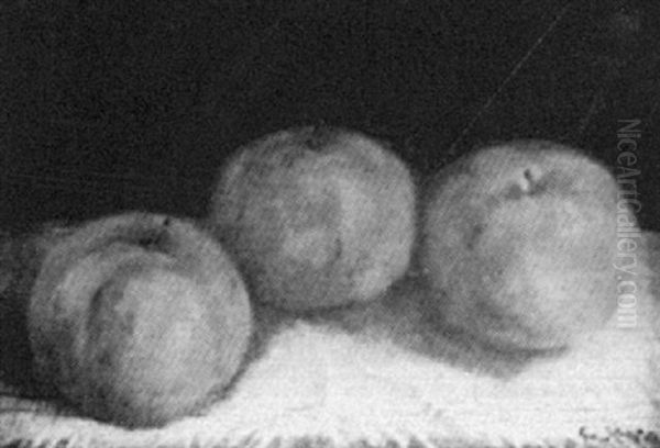 Still Life Of Green Apples - view 1