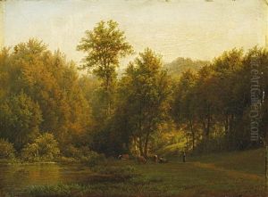 Im Wiesental by Friedrich Heunert