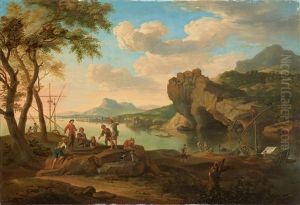 Sudliche Hafenszene by Jacob De Heusch