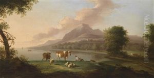 Sudliche Kustenlandschaft Mit Einem Hirten Und Vieh Sudliche Kustenlandschaft Mit Einem Hirten Und Vieh