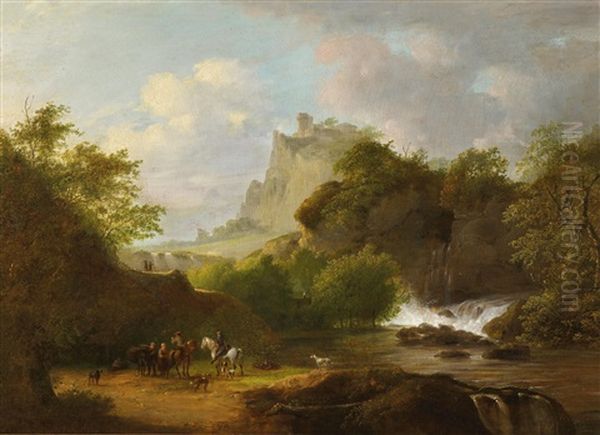 Reiter Am Fluss - view 1