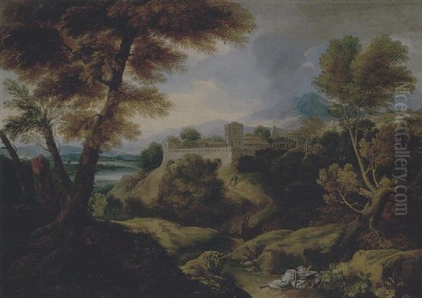 A Classical Landscape With The Story Of The Disobedient Prophet - view 1