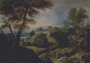A Classical Landscape With The Story Of The Disobedient Prophet