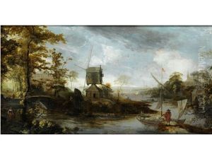 Niederlandische Landschaft Niederlandische Landschaft