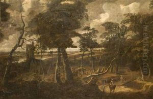 Lisiere De Foret Pres Du Village by Willem de Heusch