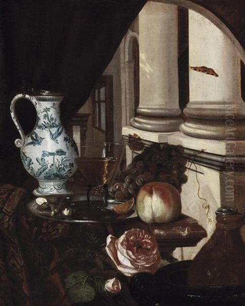 Palastinterieur Mit Einem Stilleben - view 1