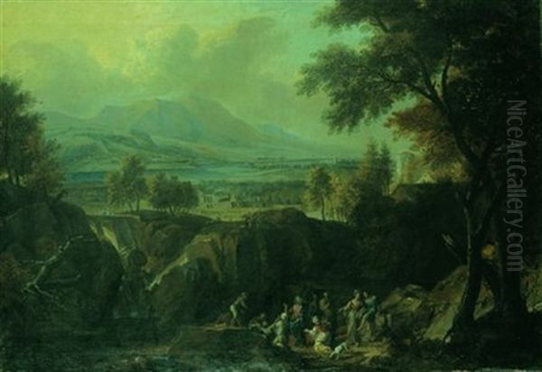 Le Christ Dans Un Vaste Paysage Rocheux - view 1