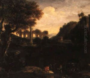 Klassikt Landskap Med Fiskare by Willem de Heusch