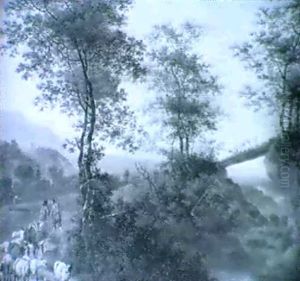 Paysage Boise Anime De Bergers by Willem de Heusch